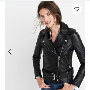 Madewell leather moto jacket xxs
